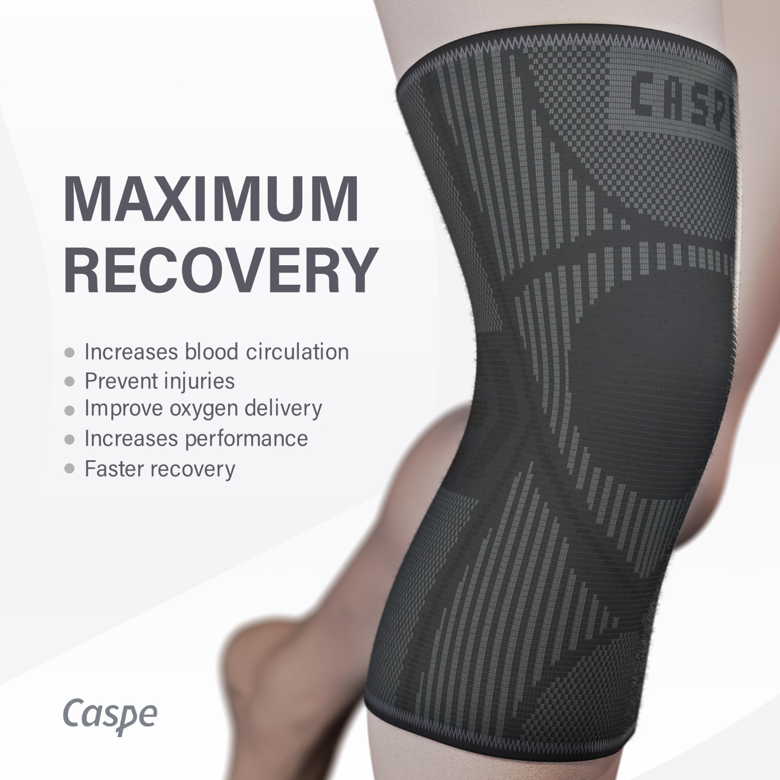 2-Pack Knee Sleeve Compression Brace Support Sport Joint Pain Arthritis Relief