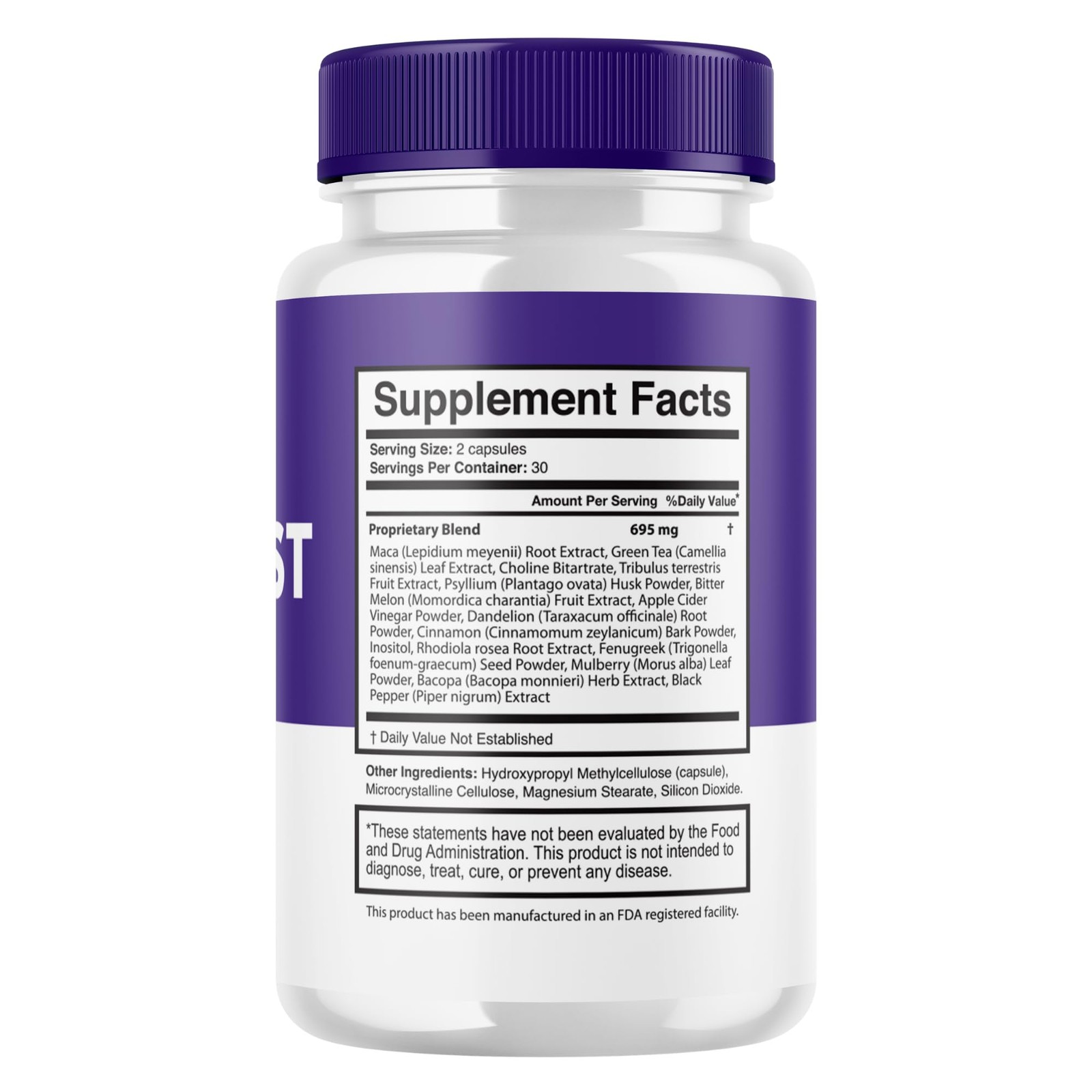 HepaBoost Liver Health Support Supplement Capsules Detox 1 Pack 60Ct