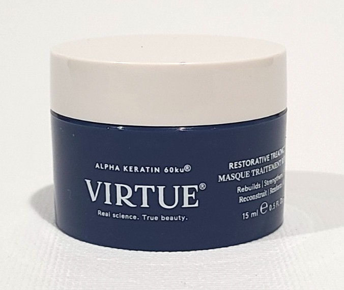 VIRTUE Alpha Keratin 60ku Restorative Treatment Hair Mask 15 ml .5 oz.