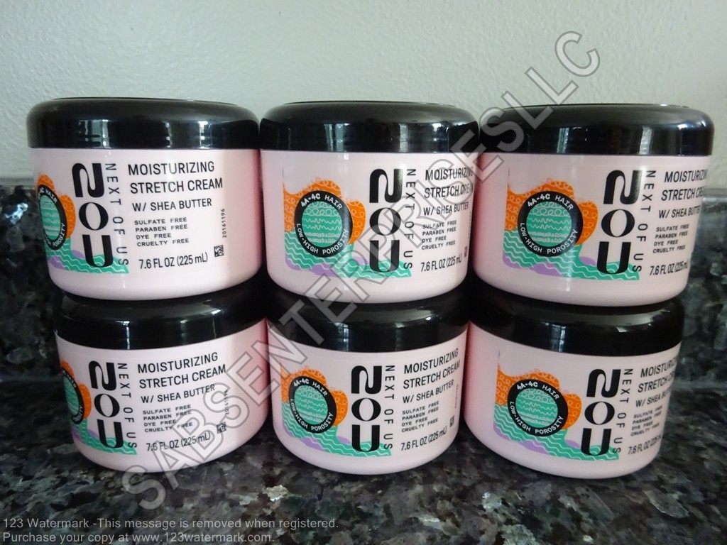 6 NOU Next Of Us Moisturizing Stretch Cream w/ Shea Butter 7.6 FL oz. NEW