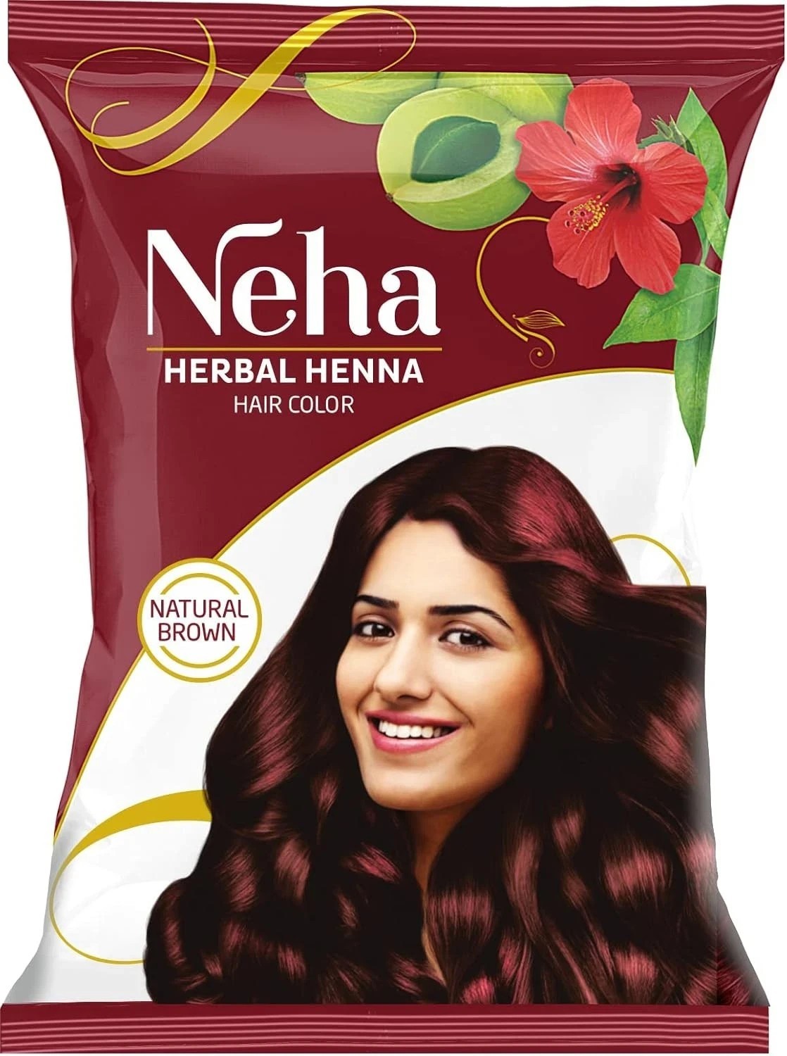 Neha Herbals Henna Hair Color For All Hair Types 15gm Each Set of 10