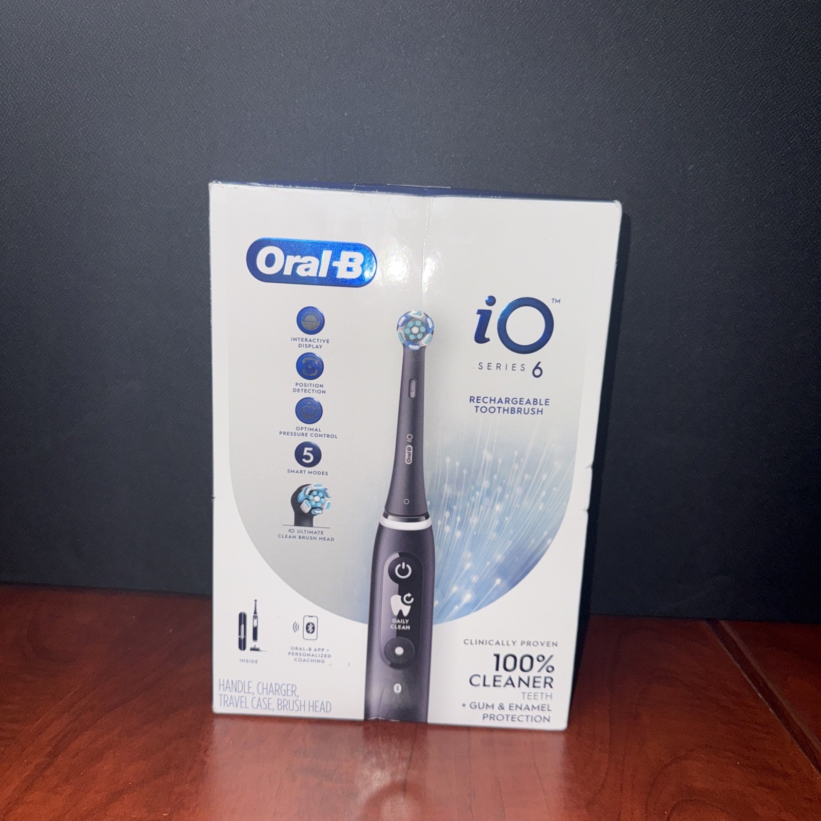 Oral-B iO 6 Series Electric Toothbrush – Black Lava (1121)