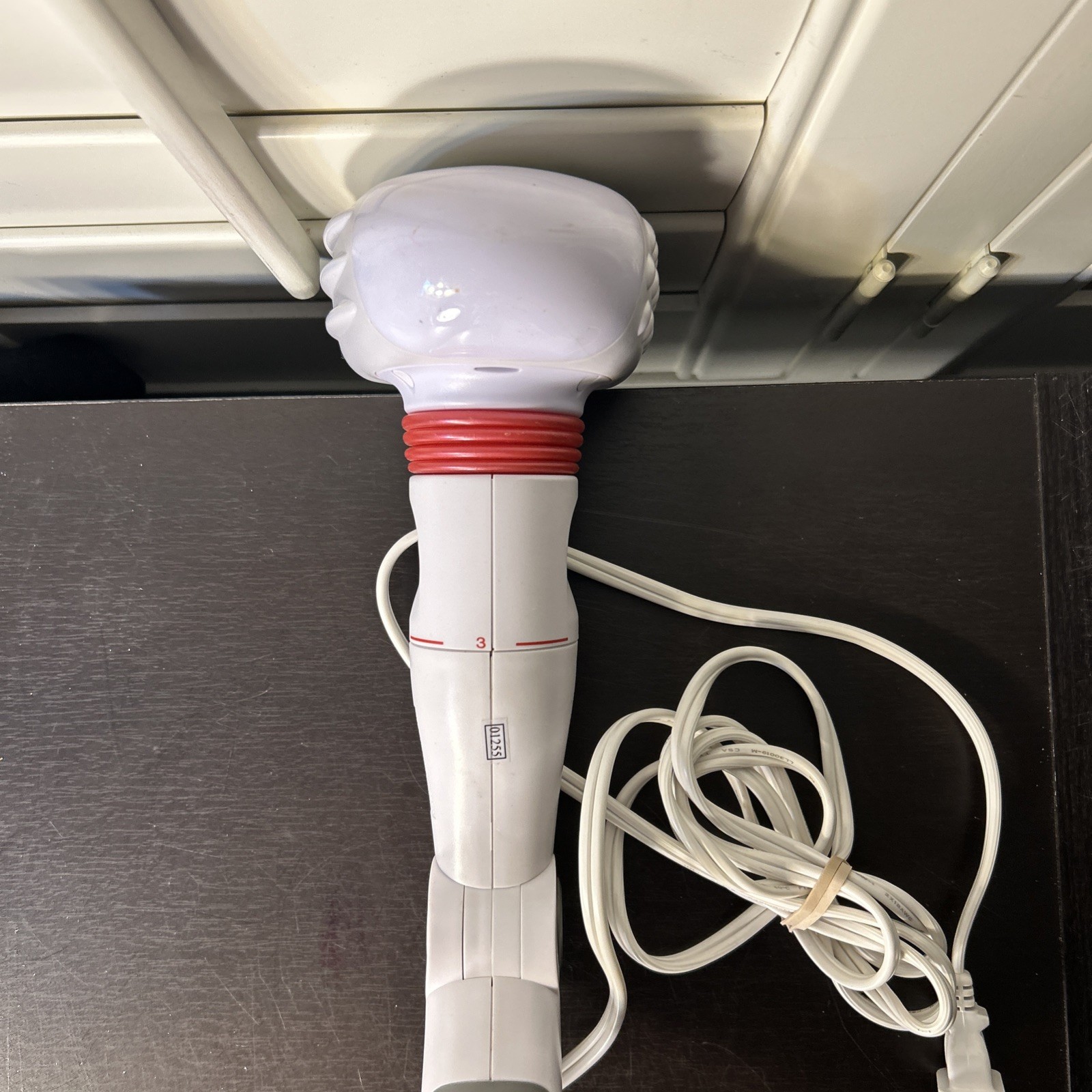 Brookstone THERA SPA Adjustable 2-Speed Heat Hand Held Massager BAM2000h