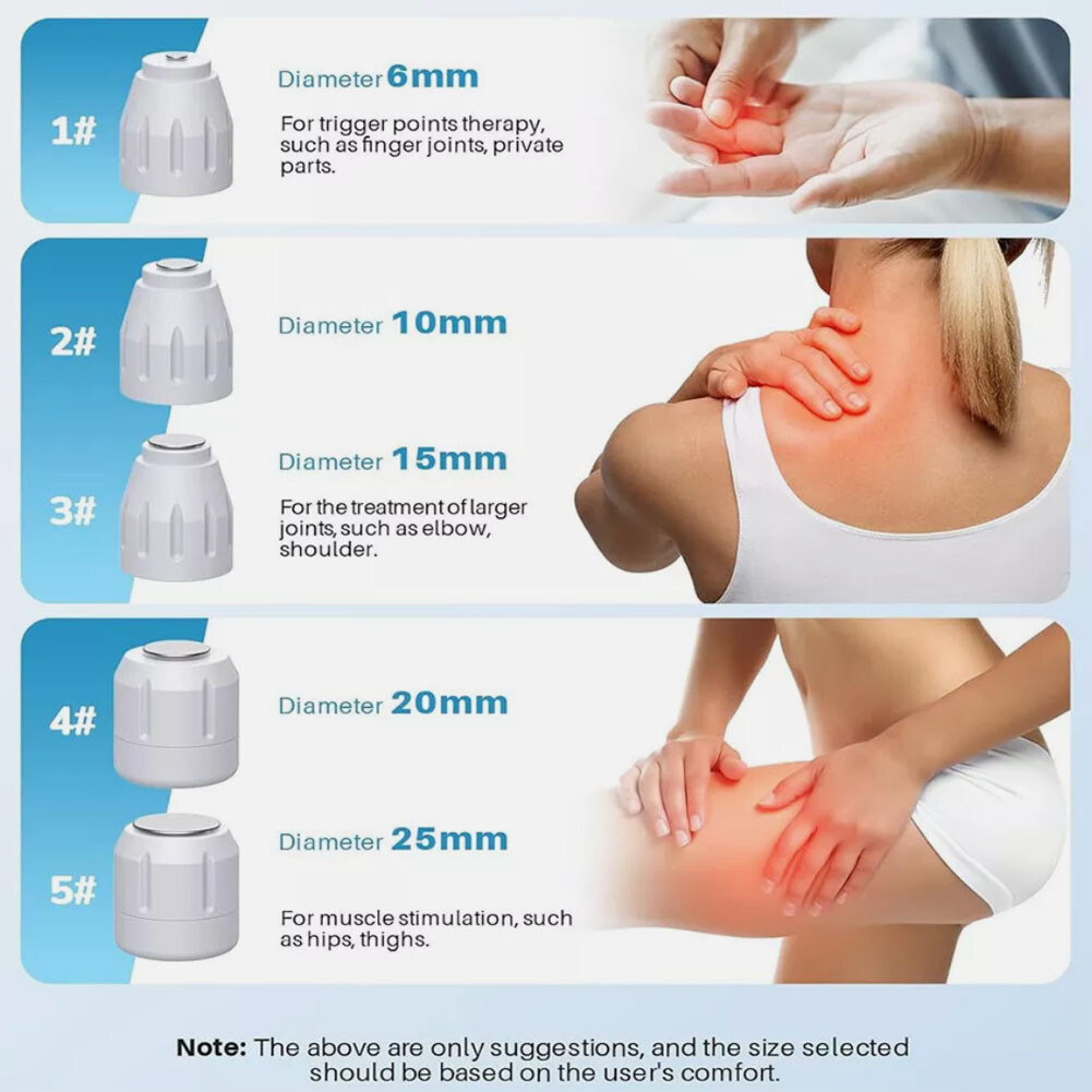 Kalecope Pneumatic ED Shockwave Therapy Machine Muscle Joint Pain Relief Massage