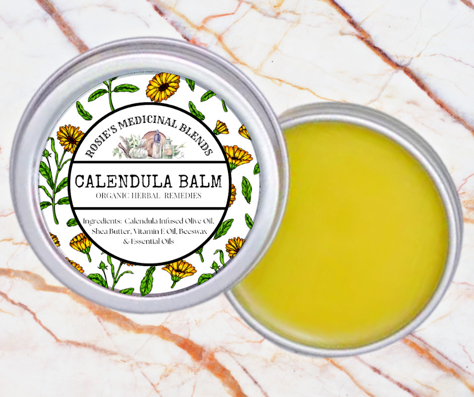 ORGANIC CALENDULA BALM | Herbal Skin Health | Heals Many Skin Problems